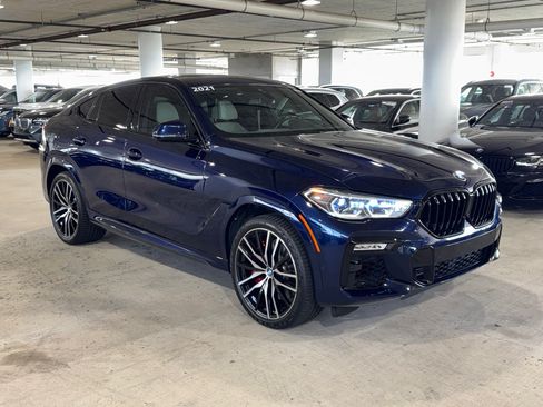 Used 2021 BMW X6 M50i w/ Executive Package AWD/4WD image 2