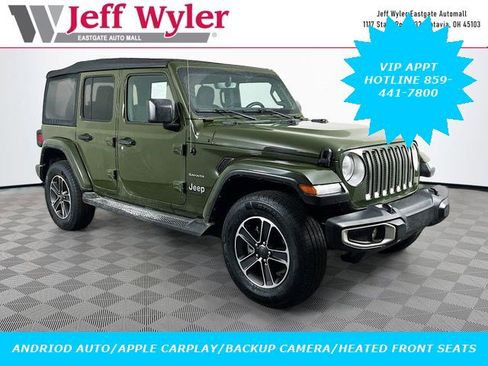 Used 2023 Jeep Wrangler Unlimited Sahara w/ Cold Weather Group AWD/4WD image 1