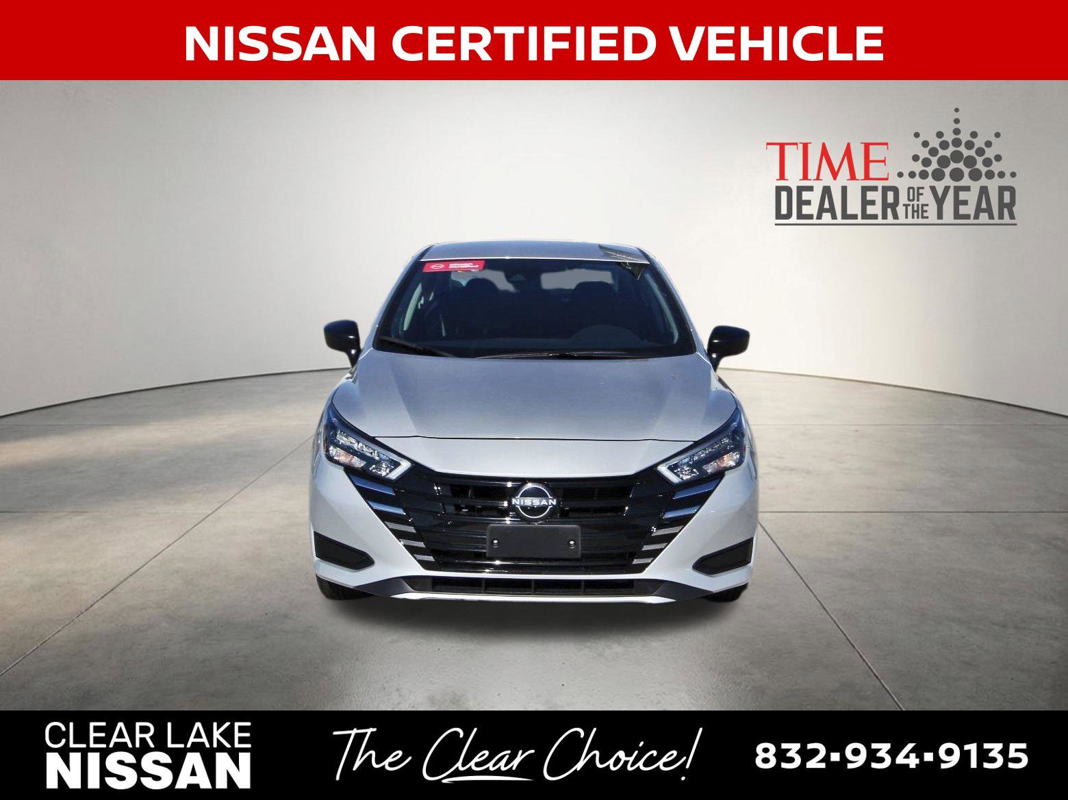 Certified 2025 Nissan Versa S w/ Trunk Package FWD image 3