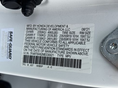 Certified 2021 Honda CR-V Touring image 44
