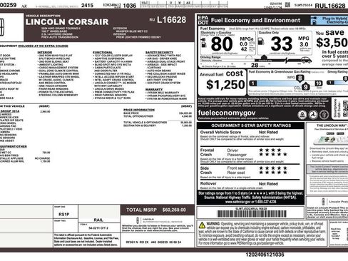Used 2024 Lincoln Corsair Grand Touring w/ Equipment Group 301A AWD/4WD image 29