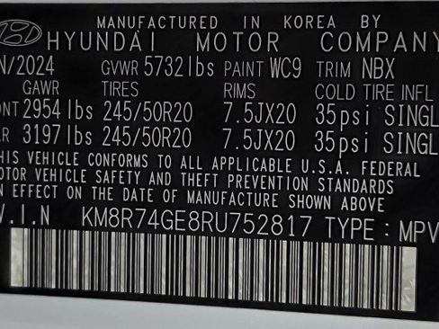 Used 2024 Hyundai Palisade Calligraphy FWD image 50