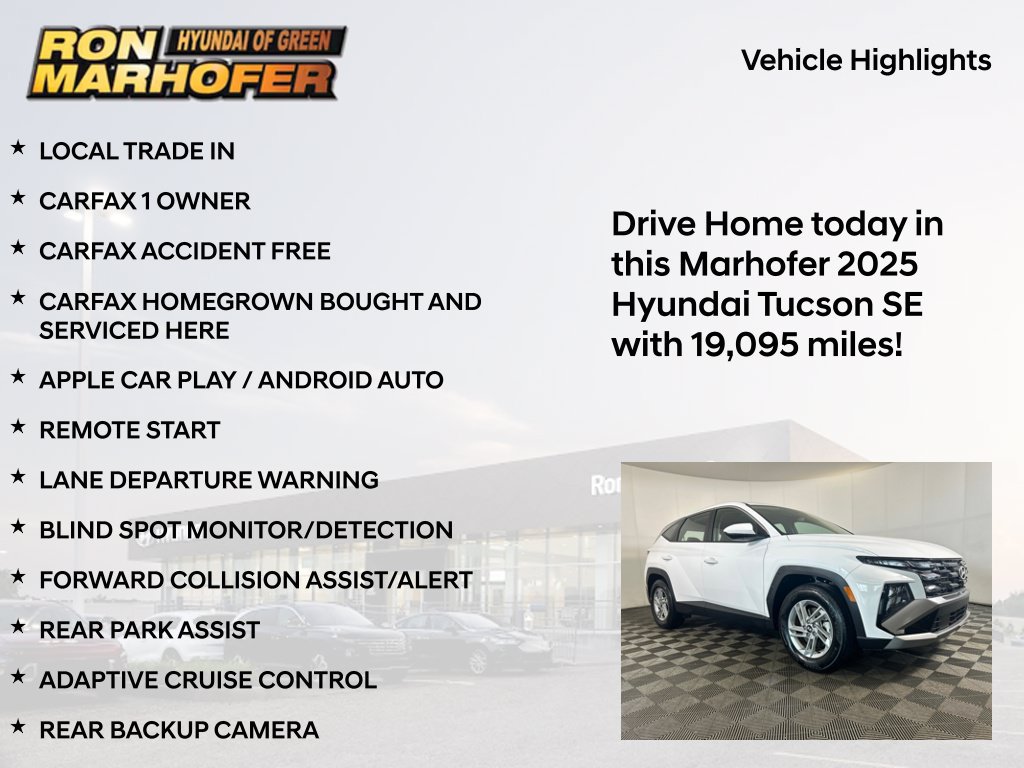 Certified 2025 Hyundai Tucson SE FWD image 16