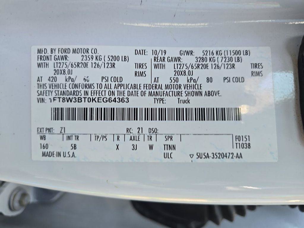 Used 2019 Ford F350 Lariat w/ Chrome Package AWD/4WD image 15