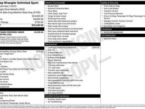 Used 2010 Jeep Wrangler Unlimited Sport image 24