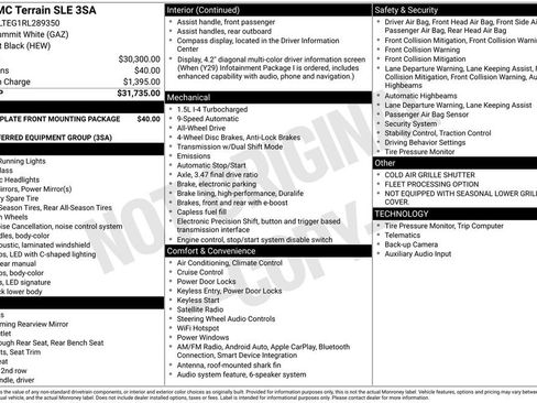 Used 2024 GMC Terrain SLE image 2