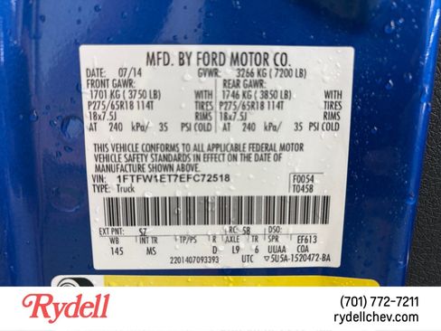 Used 2014 Ford F150 XLT w/ Equipment Group 302A Luxury AWD/4WD image 22