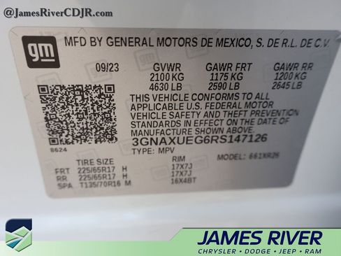 Used 2024 Chevrolet Equinox LT AWD/4WD image 40