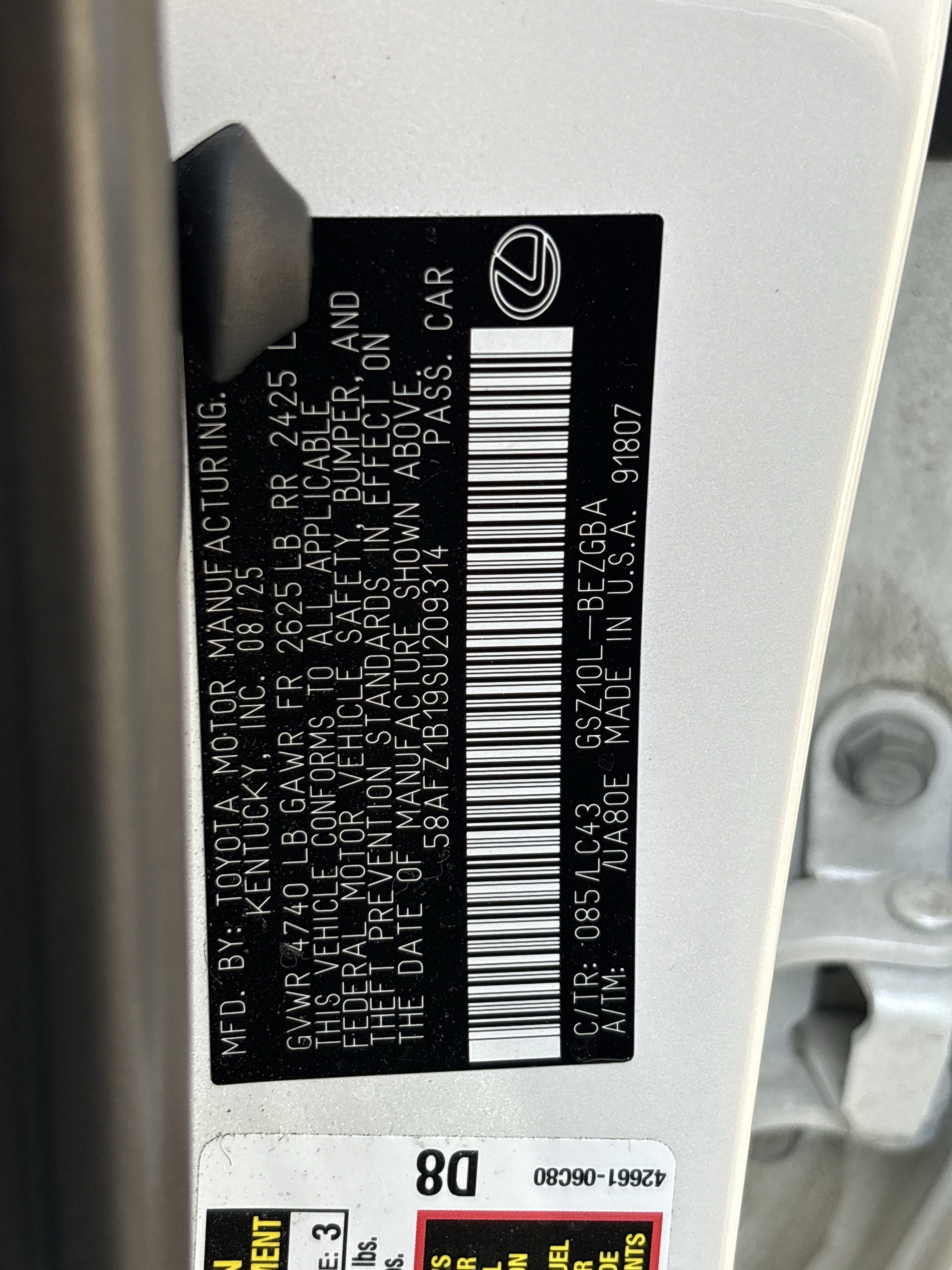 Used 2025 Lexus ES 350 Ultra Luxury FWD image 35