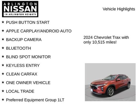 Used 2024 Chevrolet Trax LT w/ Driver Confidence Package FWD image 8