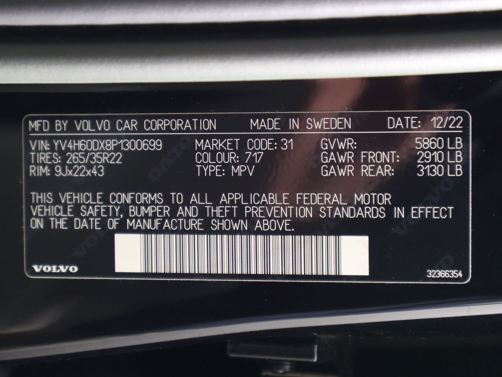 Used 2023 Volvo XC60 T8 Ultimate w/ Protection Package Premier AWD/4WD image 25