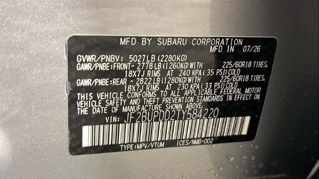New 2026 Subaru Outback Limited AWD/4WD image 34