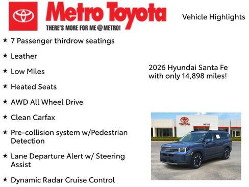 Used 2026 Hyundai Santa Fe SEL AWD/4WD image 7