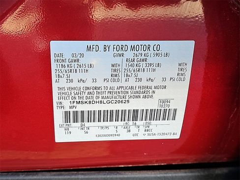 Used 2020 Ford Explorer XLT w/ Equipment Group 202A image 28