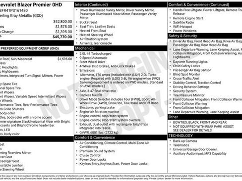 Used 2023 Chevrolet Blazer Premier FWD image 7
