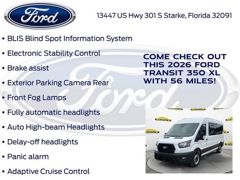 New 2026 Ford Transit 350 XL image 30