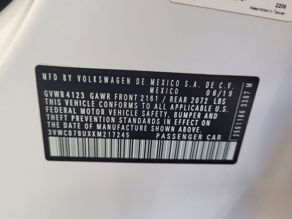 Used 2019 Volkswagen Jetta S w/ Driver Assistance Package FWD image 33