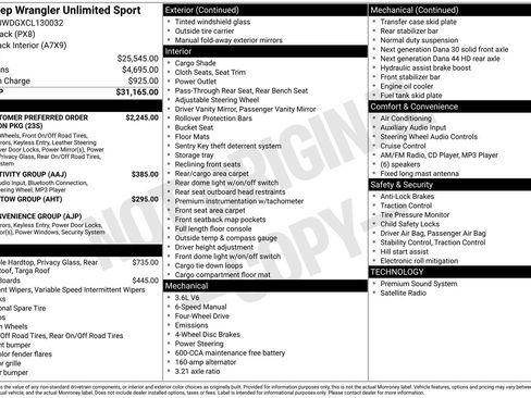 Used 2012 Jeep Wrangler Unlimited Sport image 4