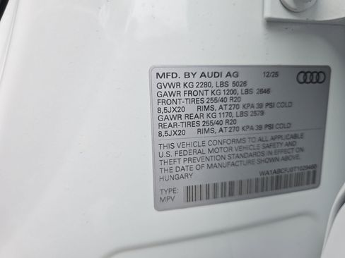 New 2026 Audi Q3 quattro 2.0T image 34