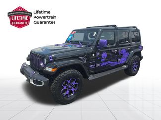 Used 2021 Jeep Wrangler Unlimited Sahara w/ Uconnect 4C Nav & Sound Group AWD/4WD video 1