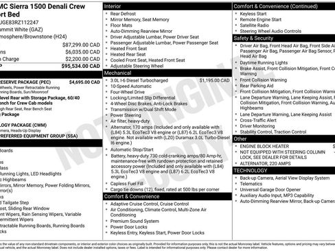 Used 2024 GMC Sierra 1500 Denali w/ Denali Reserve Package AWD/4WD image 36