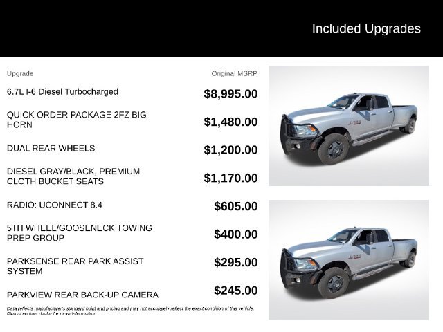 Used 2016 RAM 3500 Big Horn AWD/4WD image 5