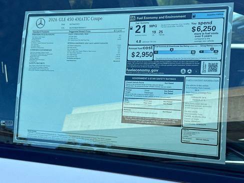 Used 2026 Mercedes-Benz GLE 450 4MATIC Coupe image 38