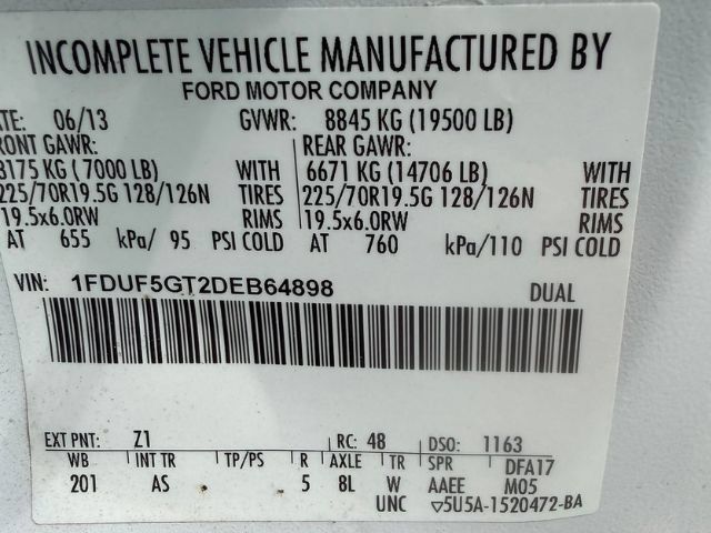 Used 2013 Ford F550 Luxury w/ Payload Upgrade Pkg RWD image 24