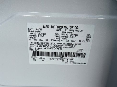 Used 2022 Lincoln Nautilus Reserve w/ Luxury Package image 26