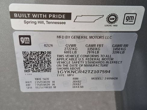 Used 2026 Cadillac XT5 Premium Luxury w/ Driver Assist Package FWD image 27