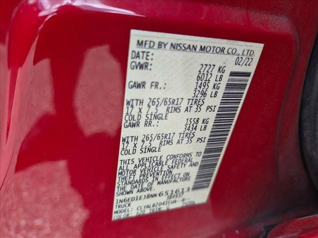 Used 2022 Nissan Frontier SV RWD image 16