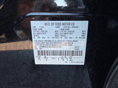 Certified 2024 Ford Edge SEL w/ Convenience Package image 28