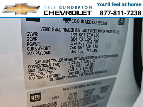 New 2025 Chevrolet Silverado 1500 W/T w/ WT Value Package image 24