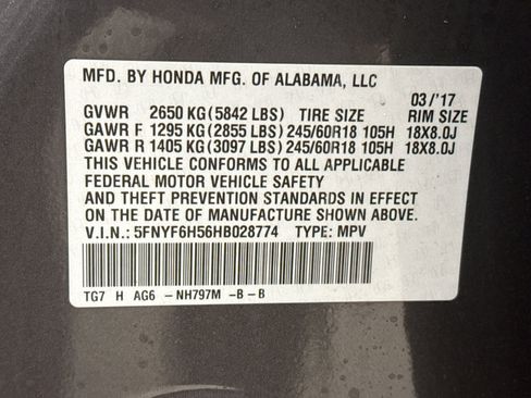 Used 2017 Honda Pilot EX-L image 11