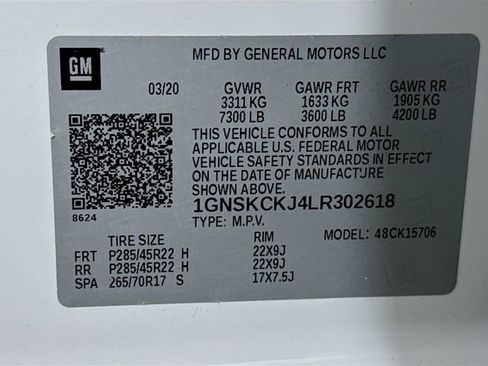 Used 2020 Chevrolet Tahoe Premier AWD/4WD image 35
