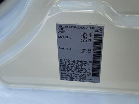 New 2025 Nissan Altima 2.5 SL image 27