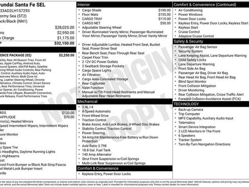 Used 2020 Hyundai Santa Fe SEL w/ Convenience Package FWD image 6