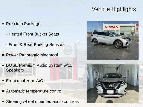 Used 2019 Nissan Murano SV w/ Premium Package AWD/4WD image 8