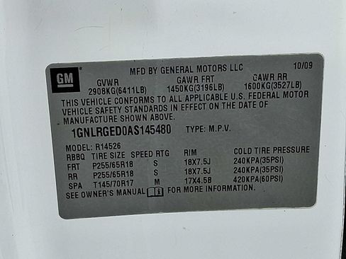 Used 2010 Chevrolet Traverse LT w/ Personal Connectivity Package FWD image 27
