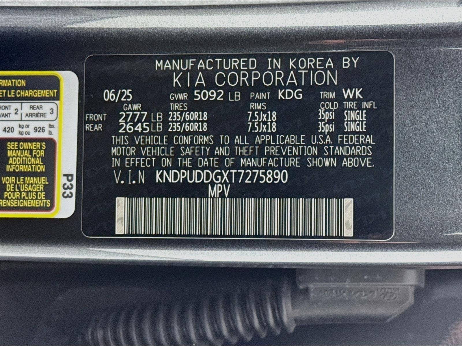 Certified 2026 Kia Sportage S AWD/4WD image 31
