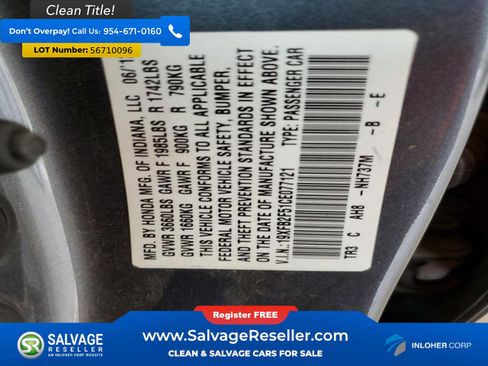 Used 2012 Honda Civic LX image 16