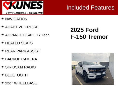 Used 2025 Ford F150 Tremor w/ Bed Utility Package AWD/4WD image 2