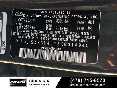 Used 2019 Kia Optima EX FWD image 34