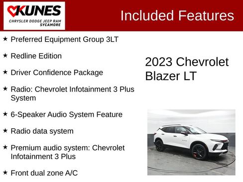 Used 2023 Chevrolet Blazer LT AWD/4WD image 3