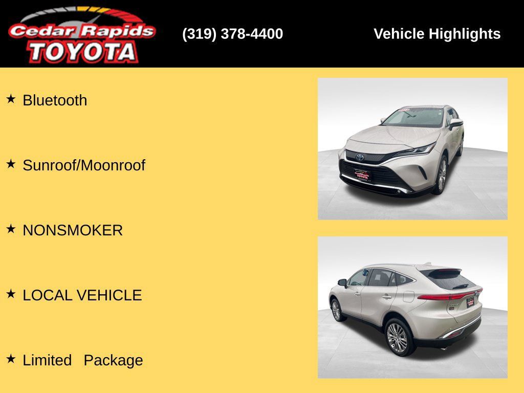 Certified 2023 Toyota Venza Limited AWD/4WD image 21