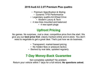 Used 2019 Audi A3 2.0T Premium Plus