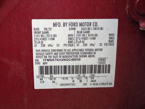 Used 2022 Ford Explorer ST-Line w/ Class IV Trailer Tow Package image 20