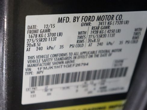 Used 2016 Ford Expedition EL XLT w/ Equipment Group 202A image 75