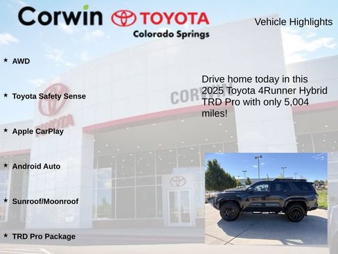 Used 2025 Toyota 4Runner TRD Pro AWD/4WD image 7