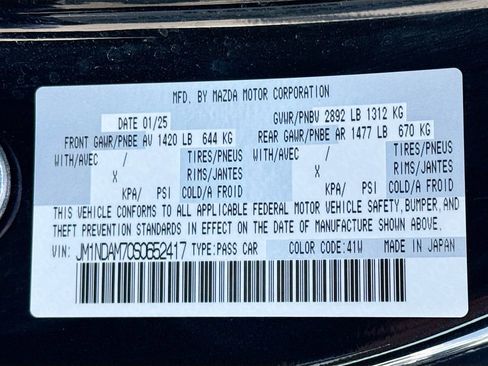 Used 2025 MAZDA MX-5 Miata RF Grand Touring image 29